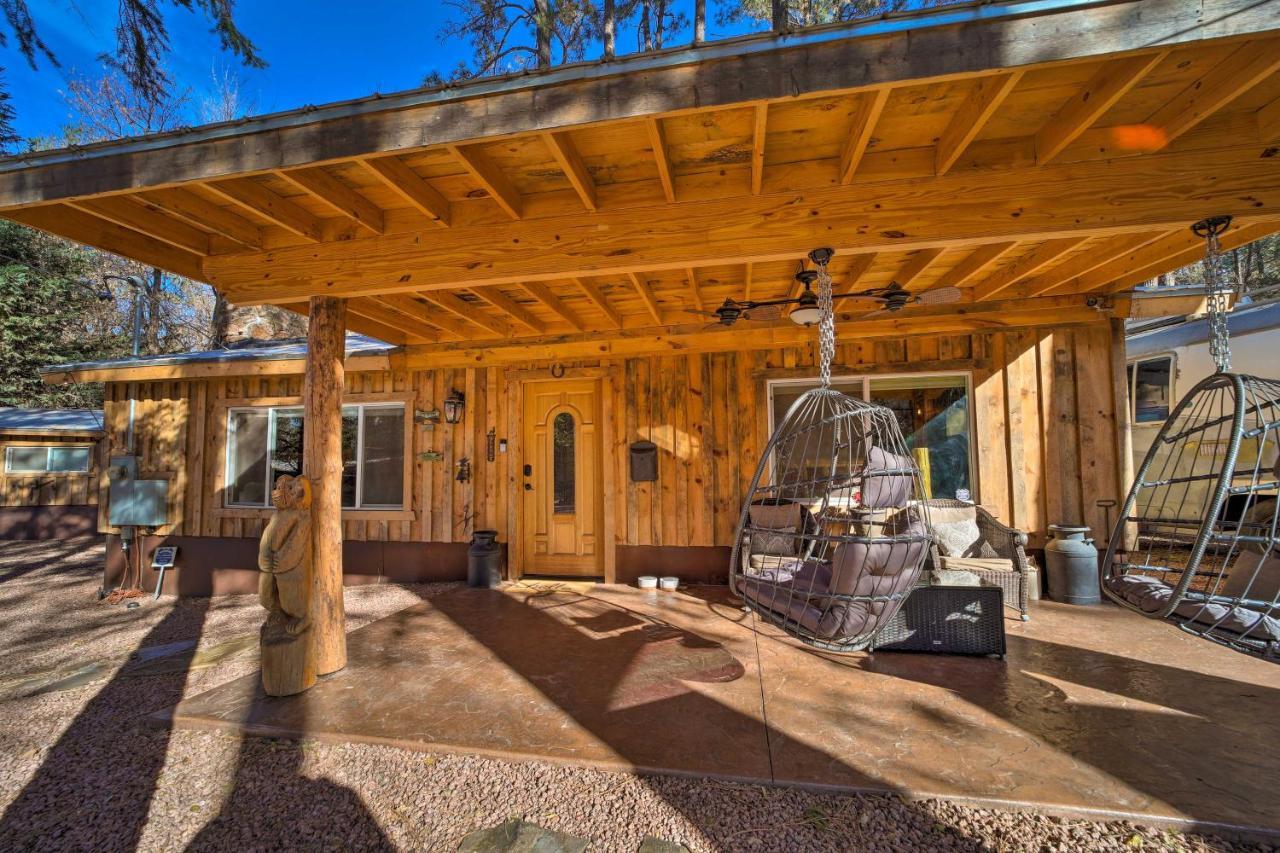 פייסון Cozy Cabin Retreat With Patio And Fenced Yard מראה חיצוני תמונה
