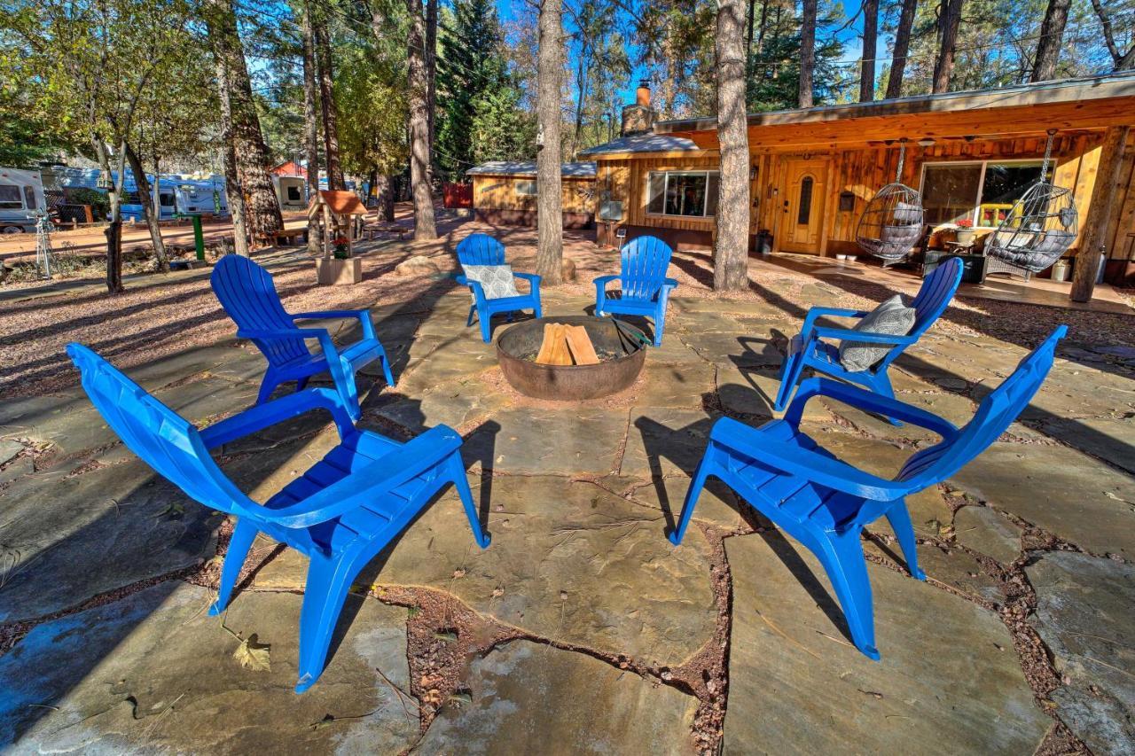 פייסון Cozy Cabin Retreat With Patio And Fenced Yard מראה חיצוני תמונה